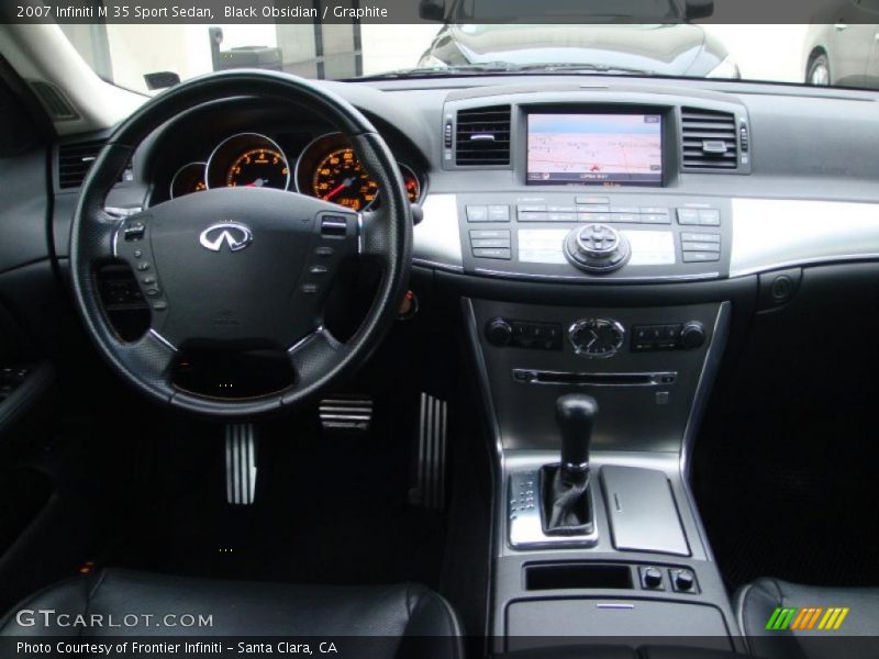 Dashboard of 2007 M 35 Sport Sedan