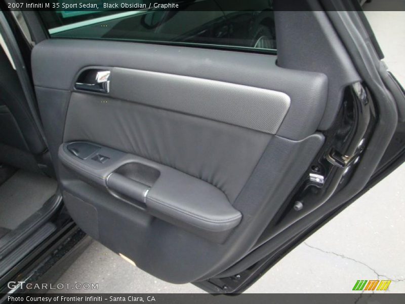 Black Obsidian / Graphite 2007 Infiniti M 35 Sport Sedan
