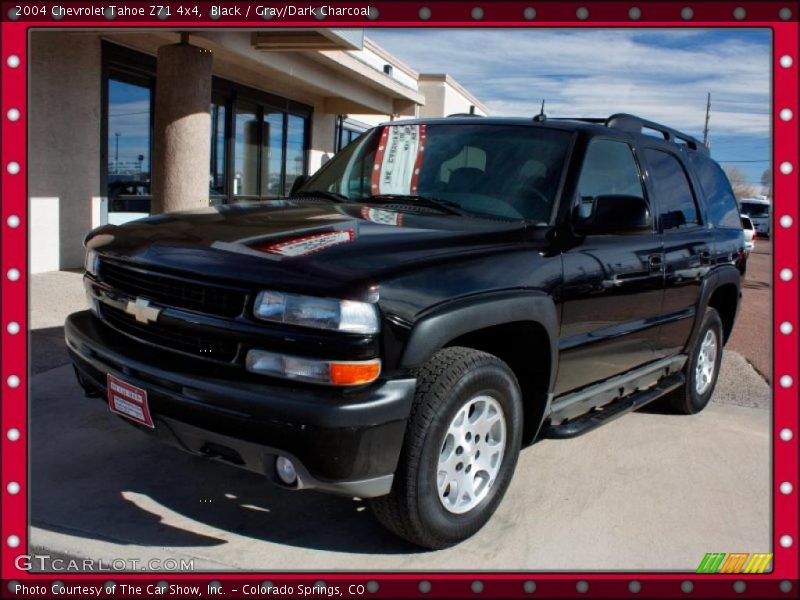 Black / Gray/Dark Charcoal 2004 Chevrolet Tahoe Z71 4x4