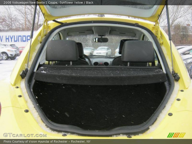 Sunflower Yellow / Black 2008 Volkswagen New Beetle S Coupe