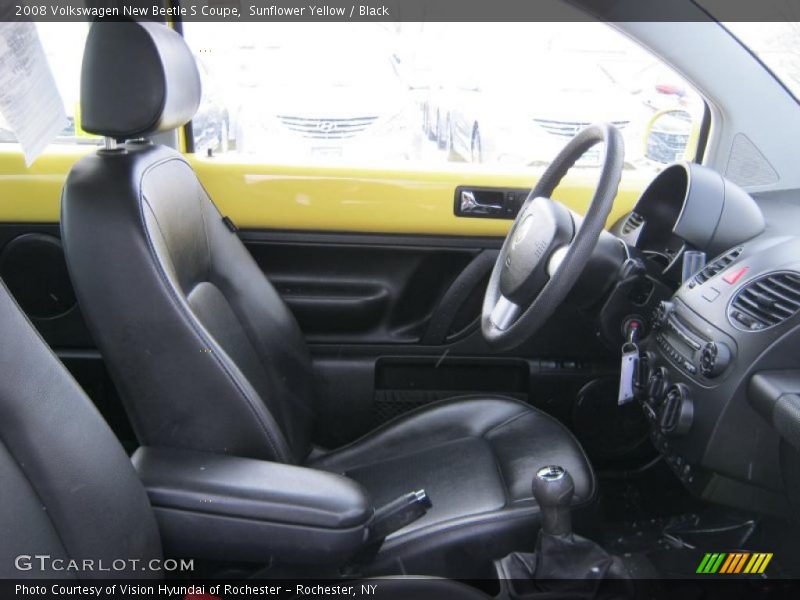  2008 New Beetle S Coupe Black Interior