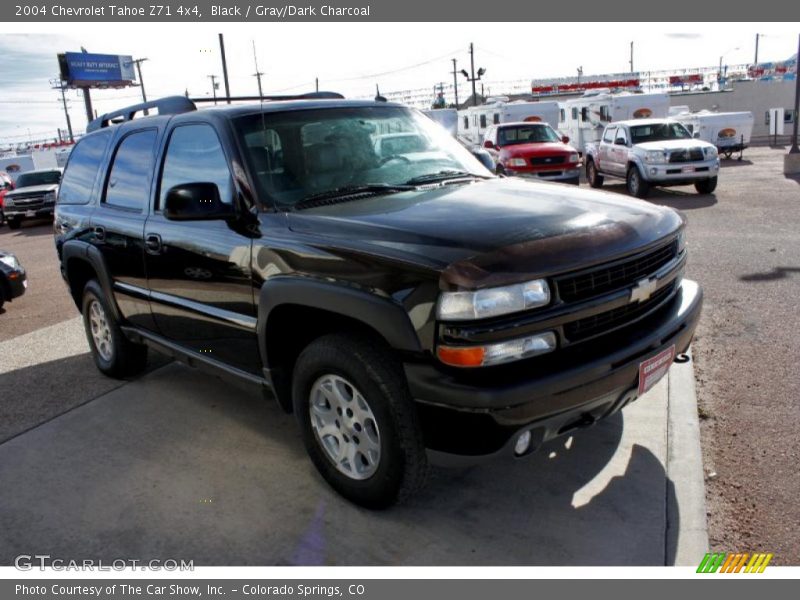 Black / Gray/Dark Charcoal 2004 Chevrolet Tahoe Z71 4x4