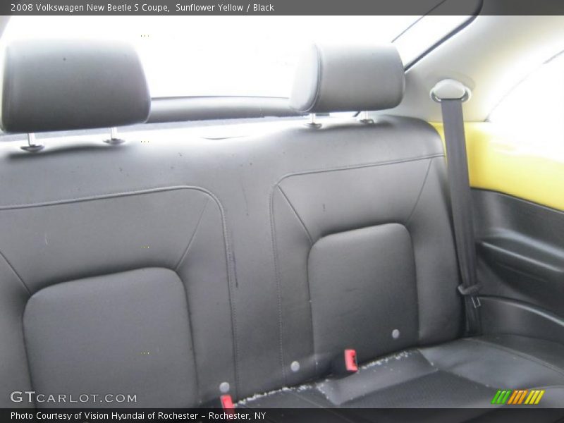 Sunflower Yellow / Black 2008 Volkswagen New Beetle S Coupe