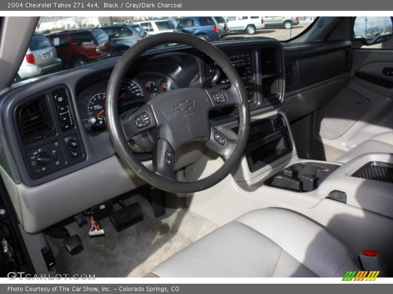 Black / Gray/Dark Charcoal 2004 Chevrolet Tahoe Z71 4x4