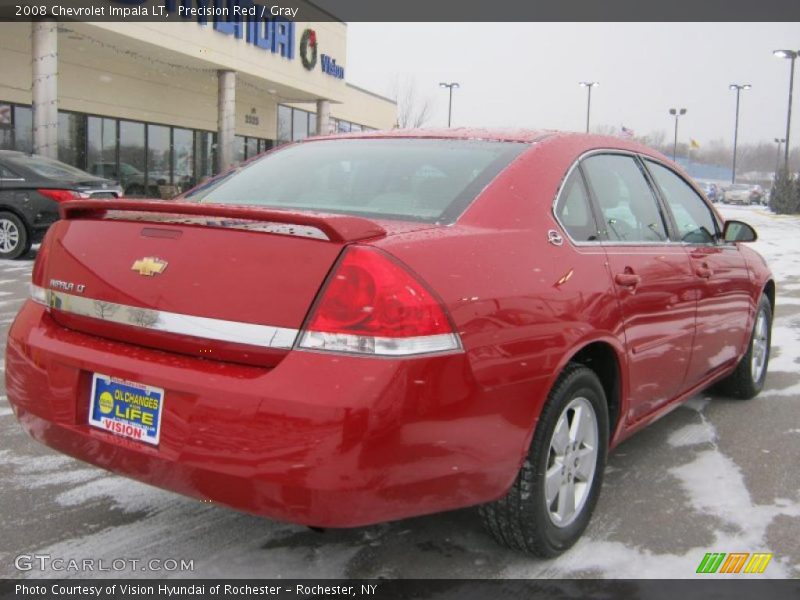 Precision Red / Gray 2008 Chevrolet Impala LT