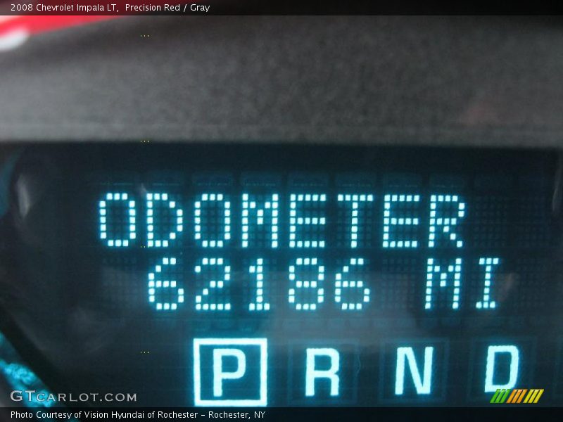 Precision Red / Gray 2008 Chevrolet Impala LT