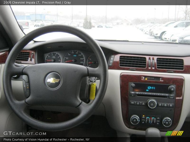 Precision Red / Gray 2008 Chevrolet Impala LT