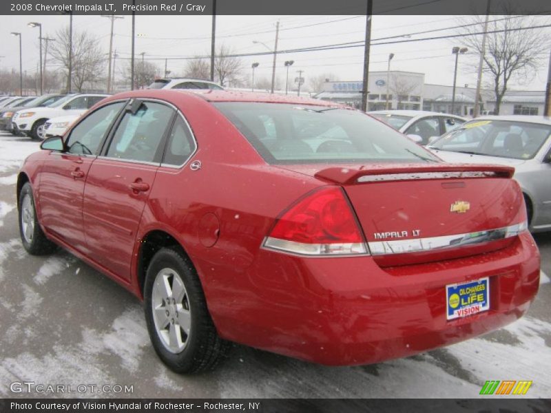 Precision Red / Gray 2008 Chevrolet Impala LT