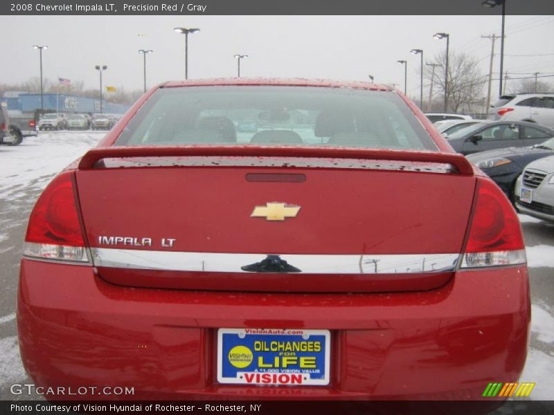 Precision Red / Gray 2008 Chevrolet Impala LT