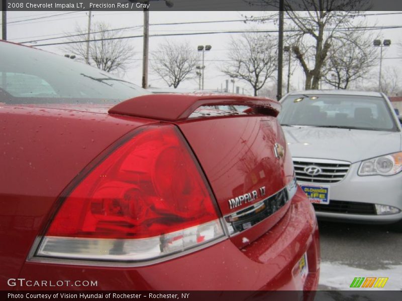 Precision Red / Gray 2008 Chevrolet Impala LT