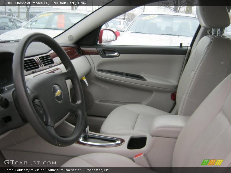 Precision Red / Gray 2008 Chevrolet Impala LT