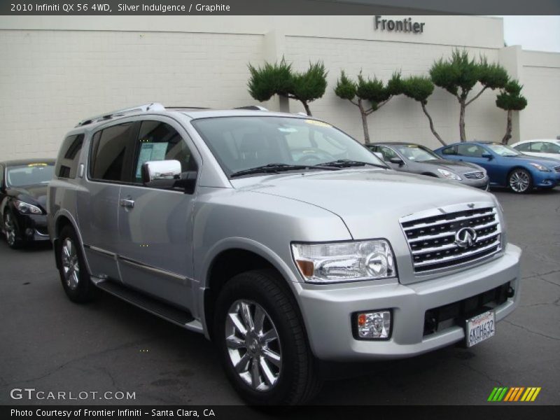 Silver Indulgence / Graphite 2010 Infiniti QX 56 4WD