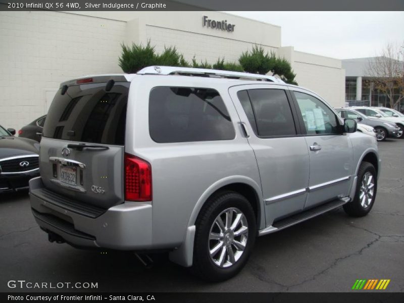 Silver Indulgence / Graphite 2010 Infiniti QX 56 4WD