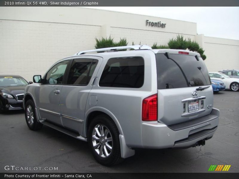 Silver Indulgence / Graphite 2010 Infiniti QX 56 4WD