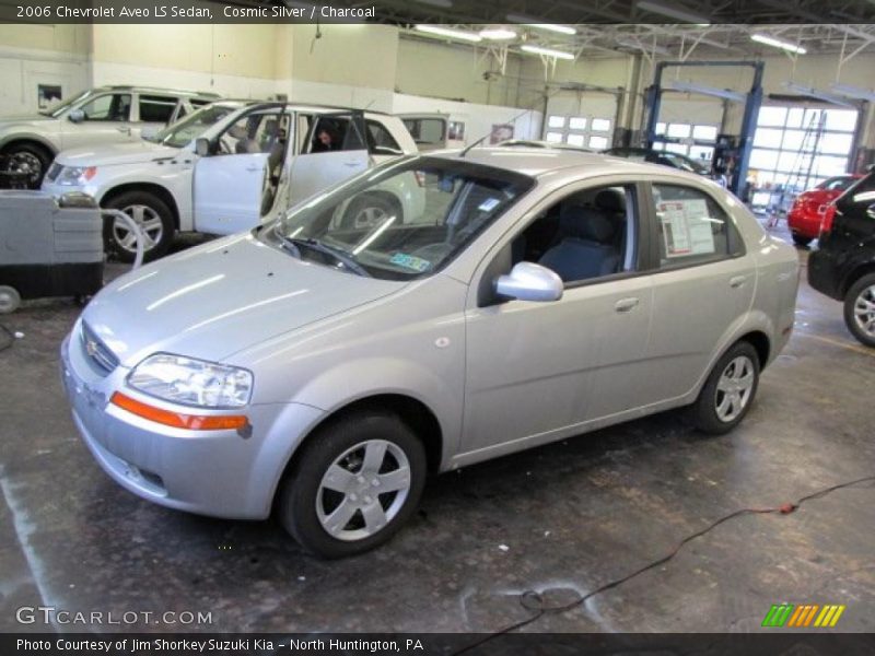 Cosmic Silver / Charcoal 2006 Chevrolet Aveo LS Sedan
