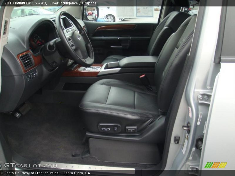  2010 QX 56 4WD Graphite Interior