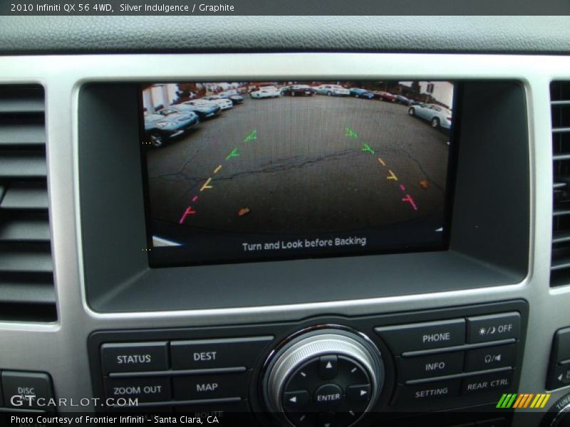 Controls of 2010 QX 56 4WD