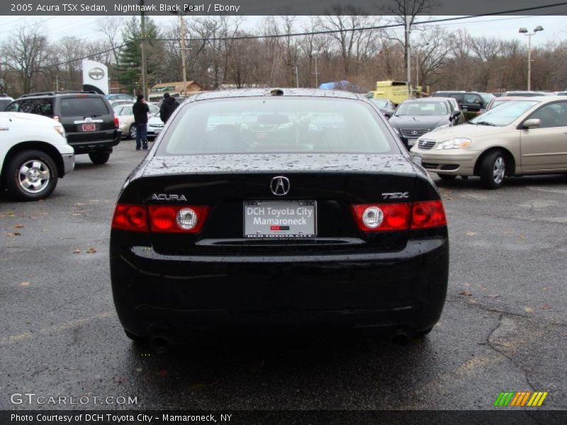 Nighthawk Black Pearl / Ebony 2005 Acura TSX Sedan