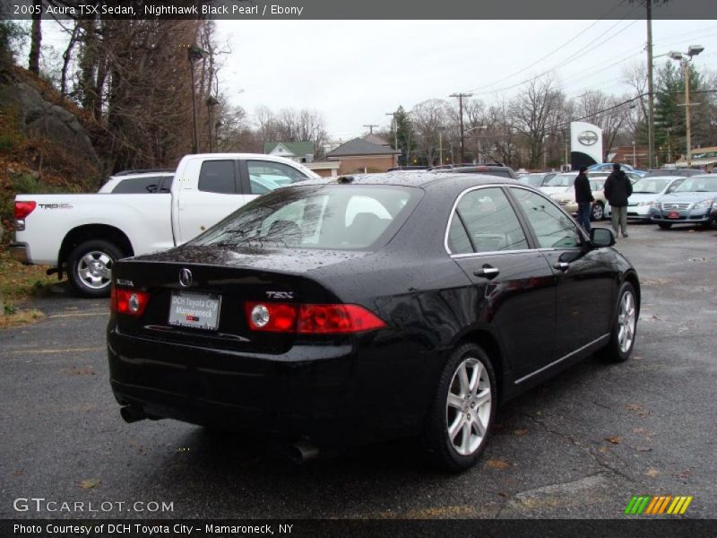 Nighthawk Black Pearl / Ebony 2005 Acura TSX Sedan
