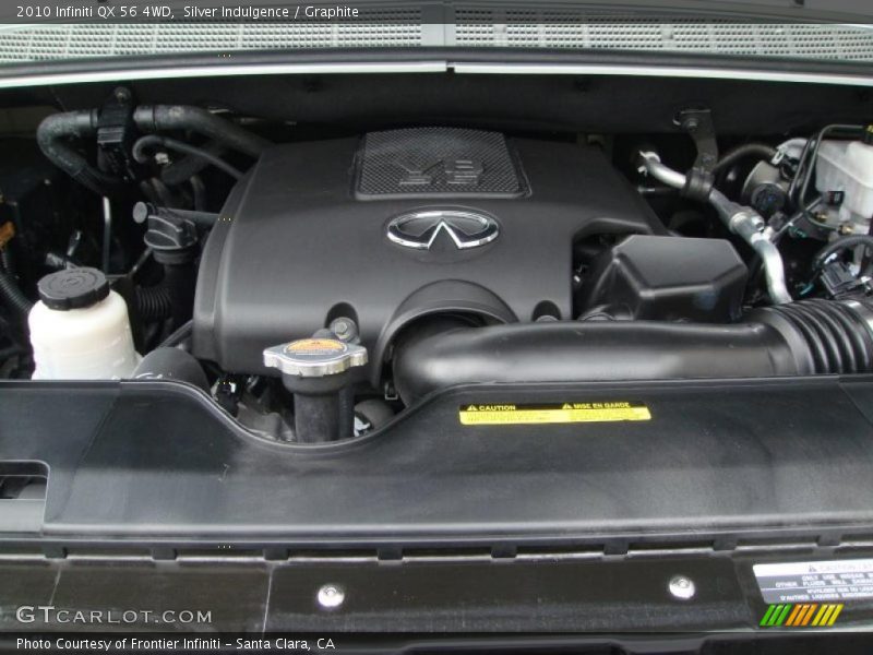  2010 QX 56 4WD Engine - 5.6 Liter DOHC 32-Valve V8