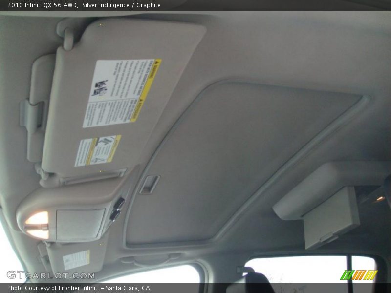 Sunroof of 2010 QX 56 4WD
