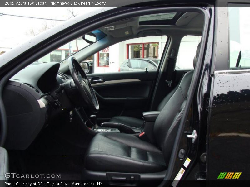 Nighthawk Black Pearl / Ebony 2005 Acura TSX Sedan
