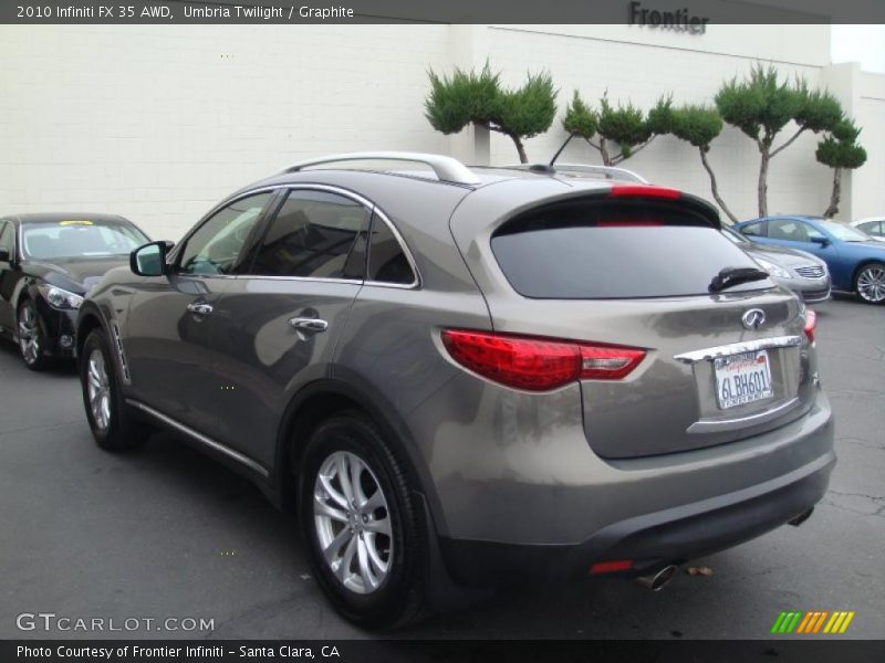 Umbria Twilight / Graphite 2010 Infiniti FX 35 AWD