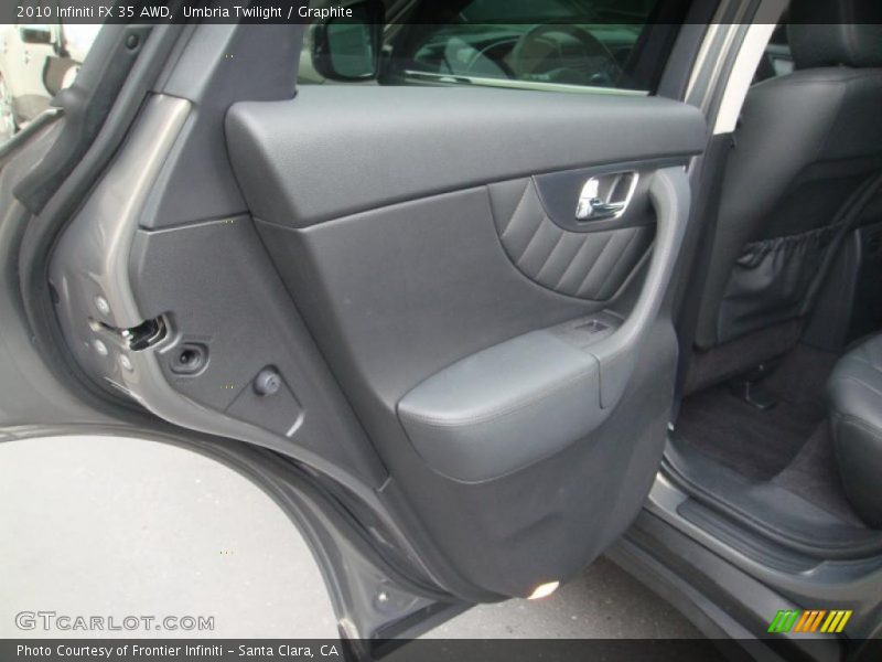 Door Panel of 2010 FX 35 AWD