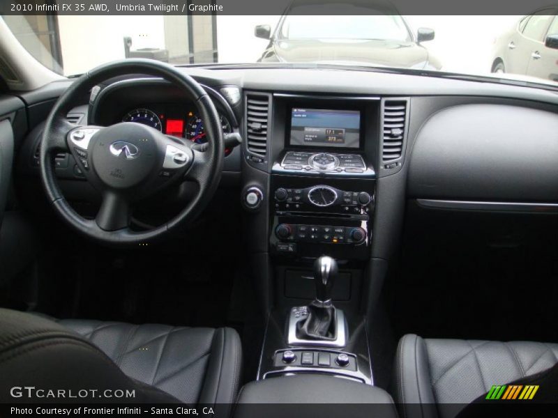 Dashboard of 2010 FX 35 AWD