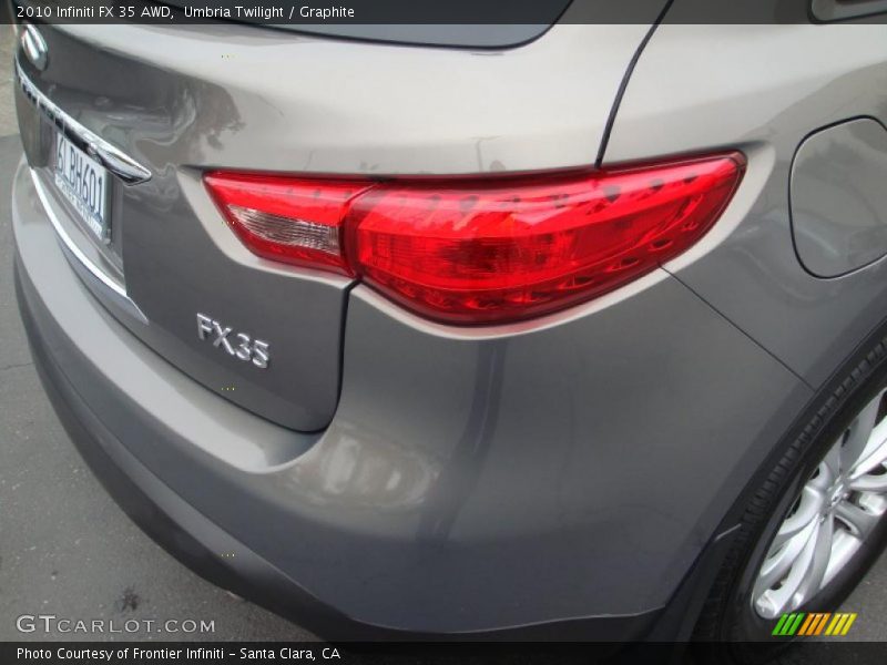 Umbria Twilight / Graphite 2010 Infiniti FX 35 AWD