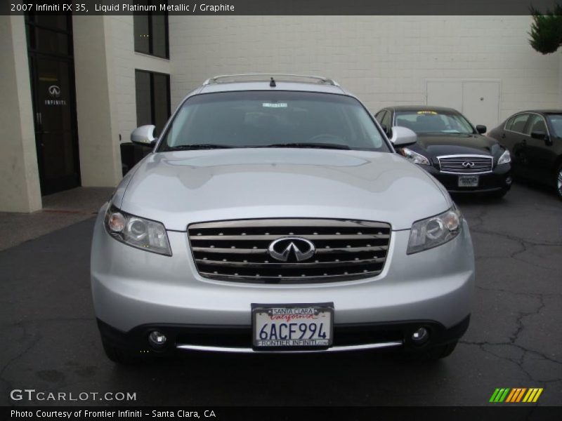 Liquid Platinum Metallic / Graphite 2007 Infiniti FX 35