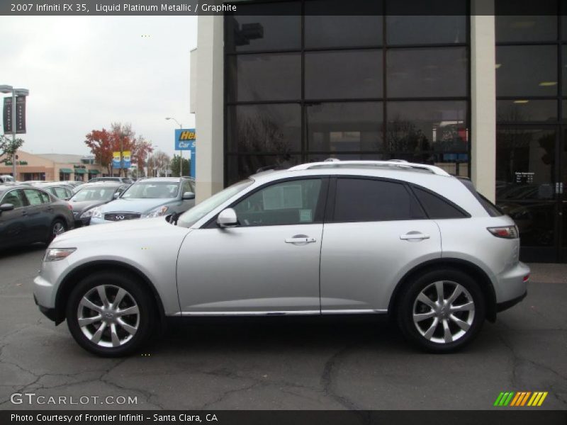 Liquid Platinum Metallic / Graphite 2007 Infiniti FX 35