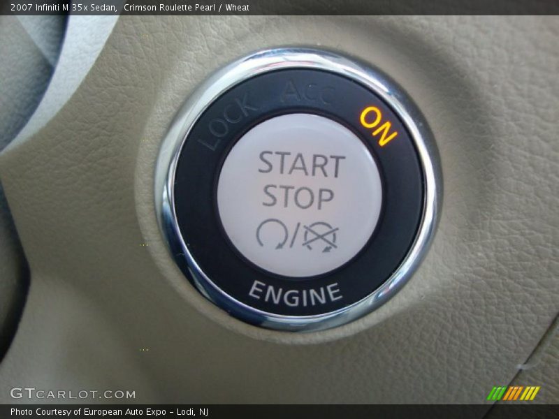 Crimson Roulette Pearl / Wheat 2007 Infiniti M 35x Sedan