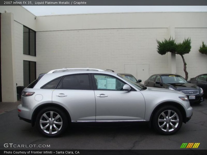 Liquid Platinum Metallic / Graphite 2007 Infiniti FX 35