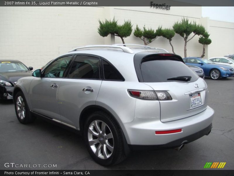 Liquid Platinum Metallic / Graphite 2007 Infiniti FX 35