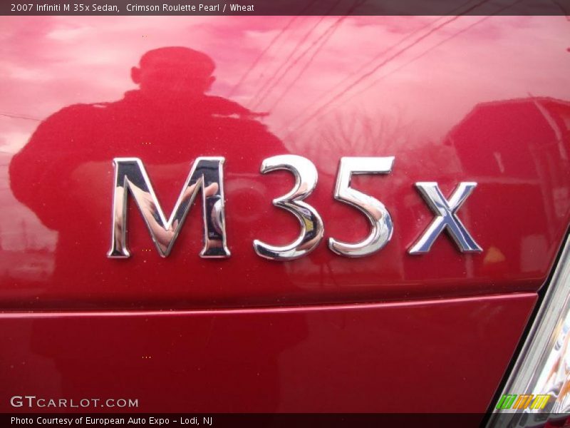 Crimson Roulette Pearl / Wheat 2007 Infiniti M 35x Sedan