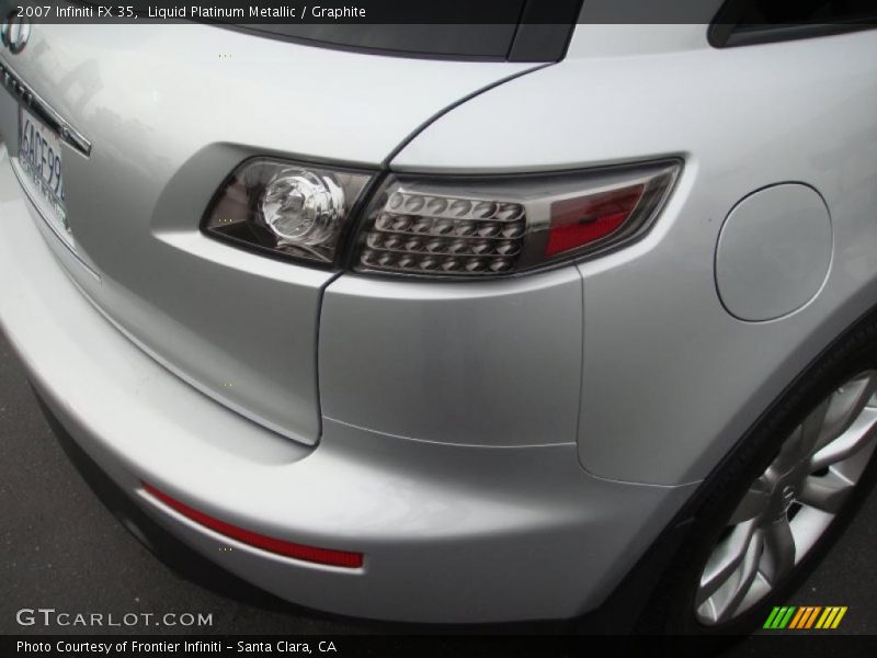 Liquid Platinum Metallic / Graphite 2007 Infiniti FX 35