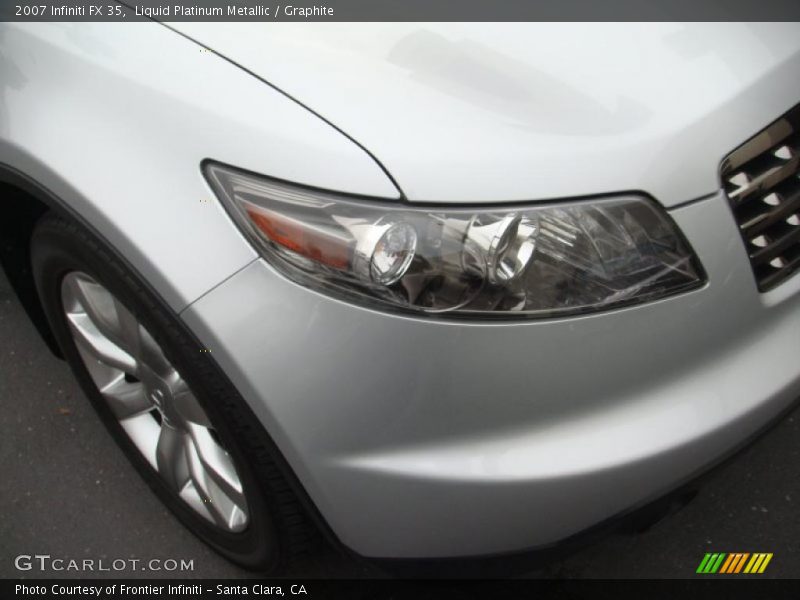 Liquid Platinum Metallic / Graphite 2007 Infiniti FX 35