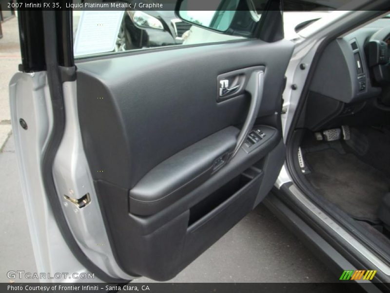 Liquid Platinum Metallic / Graphite 2007 Infiniti FX 35