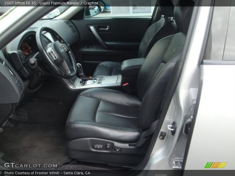 Liquid Platinum Metallic / Graphite 2007 Infiniti FX 35