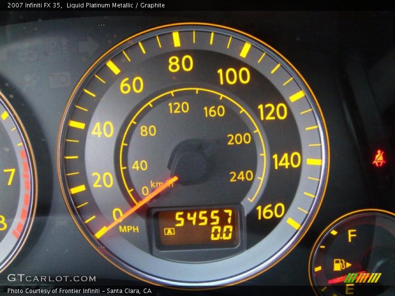 Liquid Platinum Metallic / Graphite 2007 Infiniti FX 35