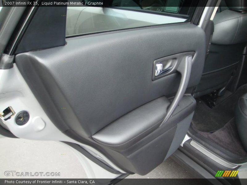 Liquid Platinum Metallic / Graphite 2007 Infiniti FX 35