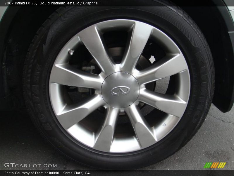 Liquid Platinum Metallic / Graphite 2007 Infiniti FX 35