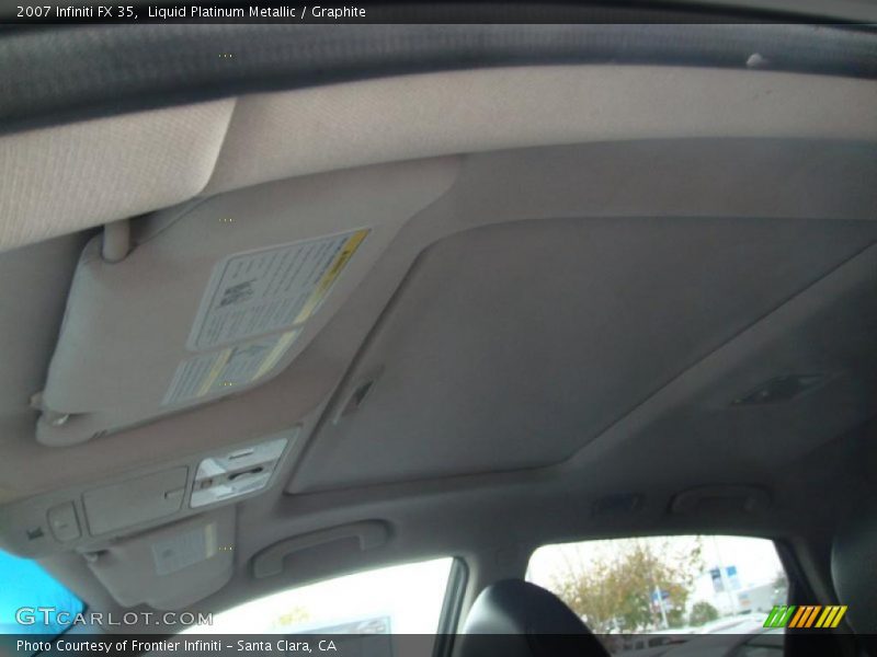 Liquid Platinum Metallic / Graphite 2007 Infiniti FX 35