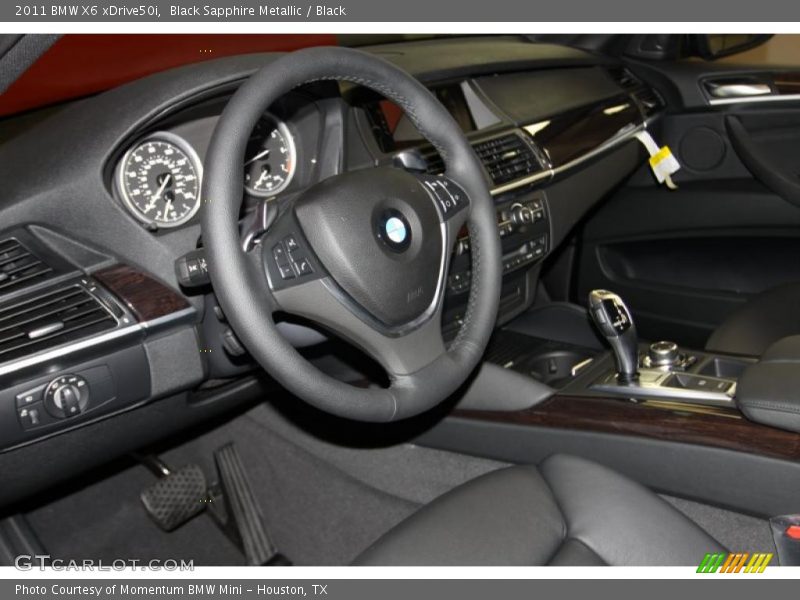 Black Sapphire Metallic / Black 2011 BMW X6 xDrive50i