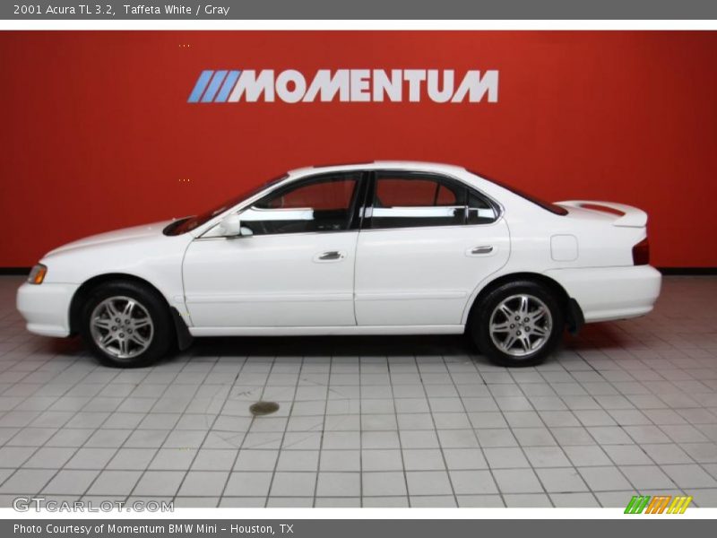 Taffeta White / Gray 2001 Acura TL 3.2