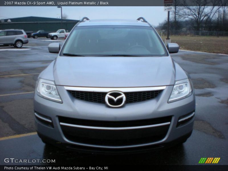 Liquid Platinum Metallic / Black 2007 Mazda CX-9 Sport AWD