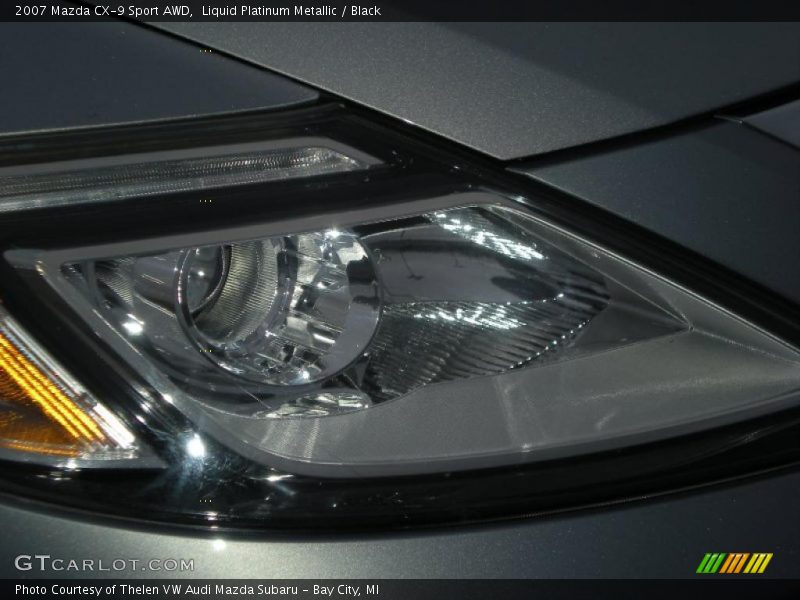Liquid Platinum Metallic / Black 2007 Mazda CX-9 Sport AWD