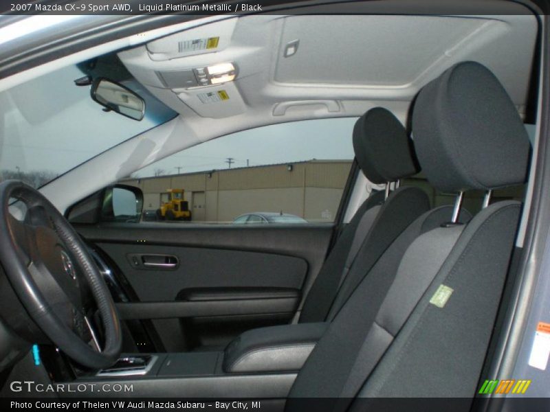 Liquid Platinum Metallic / Black 2007 Mazda CX-9 Sport AWD