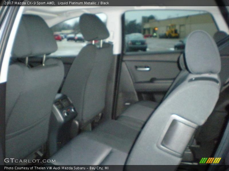 Liquid Platinum Metallic / Black 2007 Mazda CX-9 Sport AWD